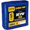 Core Tarps Heavy Duty Tarp, 40 ft L x 0.5 mm H x 30 ft W, 5 Mil, Blue, Polyethylene CT-505-30X40 - alternate 1